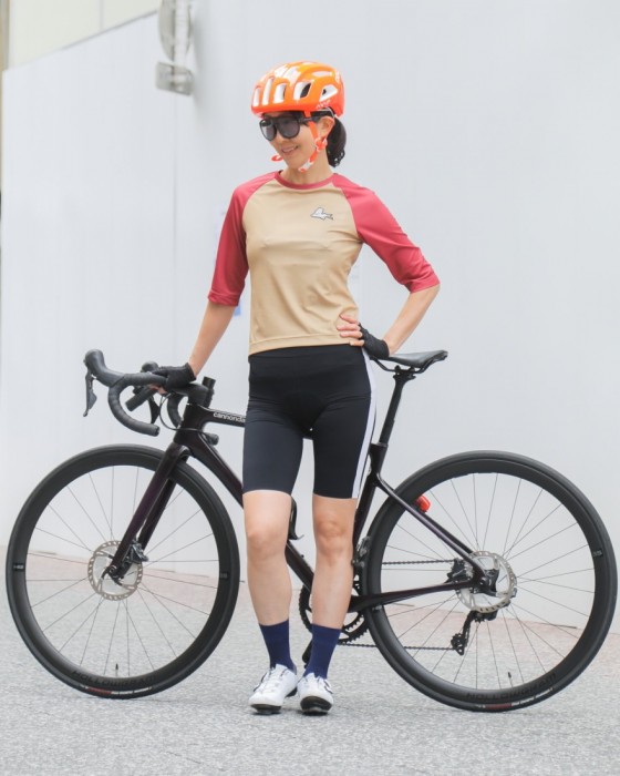 カフェドシクリステ　マガリ　ブラック　Mサイズ　サイクルジャージ　グラベル カフェドシクリステ マガリ ブラック Mサイズ サイクルジャージ