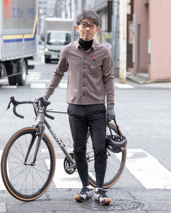 ＜東京ライフ＞ Cafe du Cycliste（カフェドシクリステ） ロングスリーブグラベルシャツ【Pascaline】