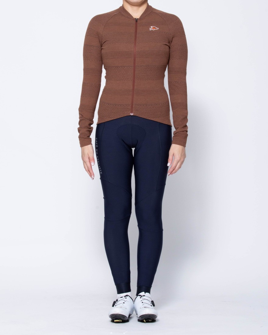 Cafe du Cyclisteレディース ロングスリーブジャージ【CORINNE】26l