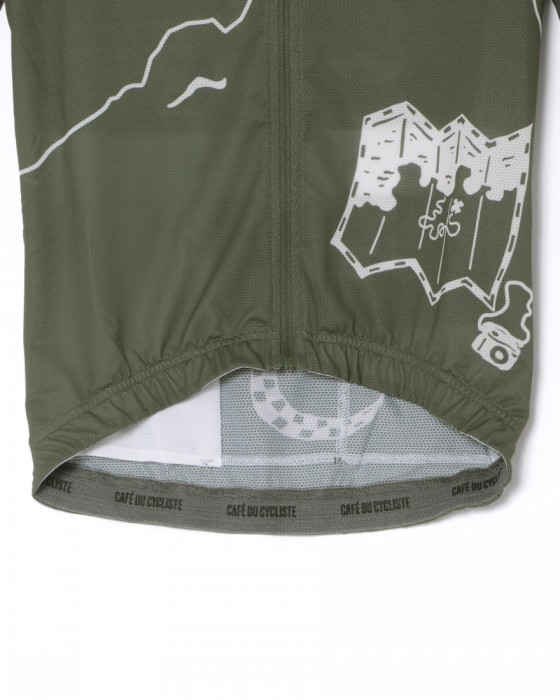 Cafe du Cyclisteショートスリーブジャージ【Col Jersey SA CALOBRA】07l