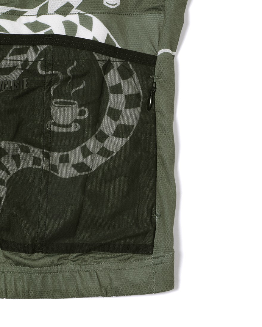 Cafe du Cyclisteショートスリーブジャージ【Col Jersey SA CALOBRA】18l