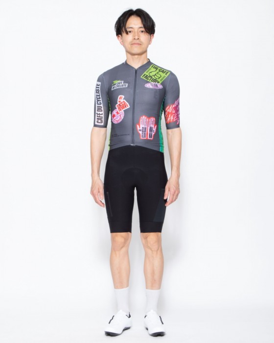 Cafe du Cyclisteショートスリーブジャージ【BERGIDA CAFE FACTORY】01l