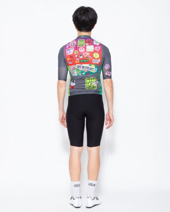 Cafe du Cyclisteショートスリーブジャージ【BERGIDA CAFE FACTORY】03l