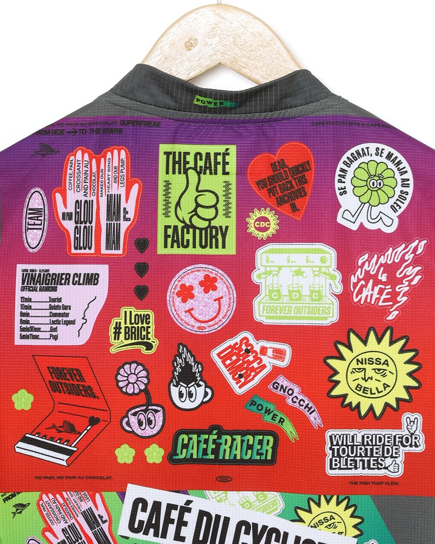 Cafe du Cyclisteショートスリーブジャージ【BERGIDA CAFE FACTORY】09l