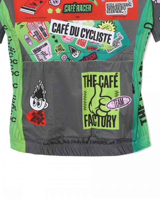 Cafe du Cyclisteショートスリーブジャージ【BERGIDA CAFE FACTORY】10l