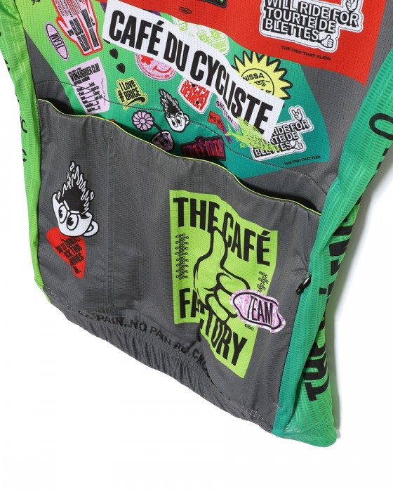 Cafe du Cyclisteショートスリーブジャージ【BERGIDA CAFE FACTORY】12l
