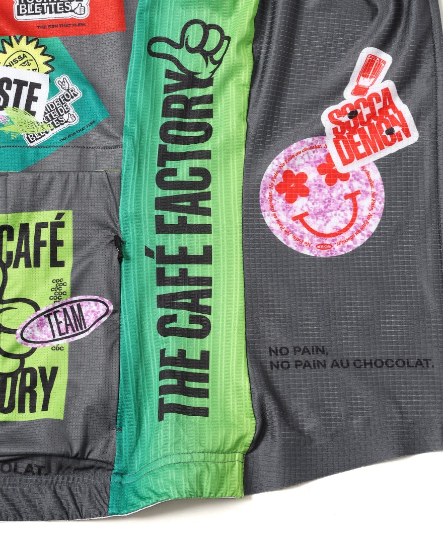 Cafe du Cyclisteショートスリーブジャージ【BERGIDA CAFE FACTORY】16l
