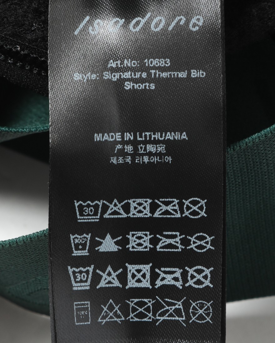 Isadoreサーマルビブショーツ【Signature Thermal Bib Shorts2.0】28l