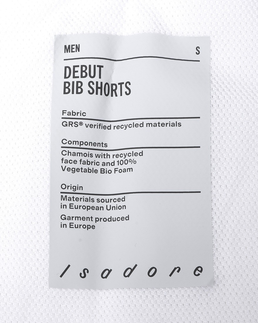 ビブショーツ【Debut Bib Shorts2.0】｜Isadore（イザドア