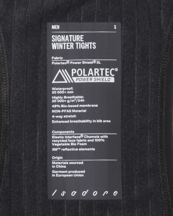 Isadoreウィンタービブタイツ【Signature Winter Polartec Tights】14l