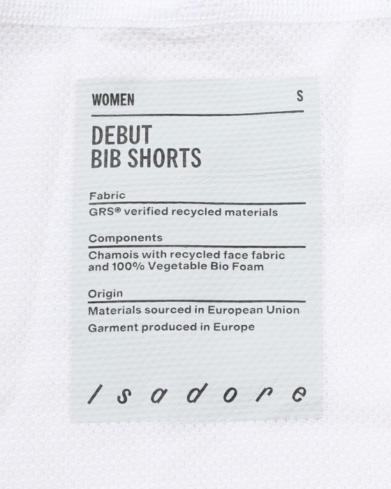 Isadoreレディース ビブショーツ【Women's Debut Bib Shorts】19l