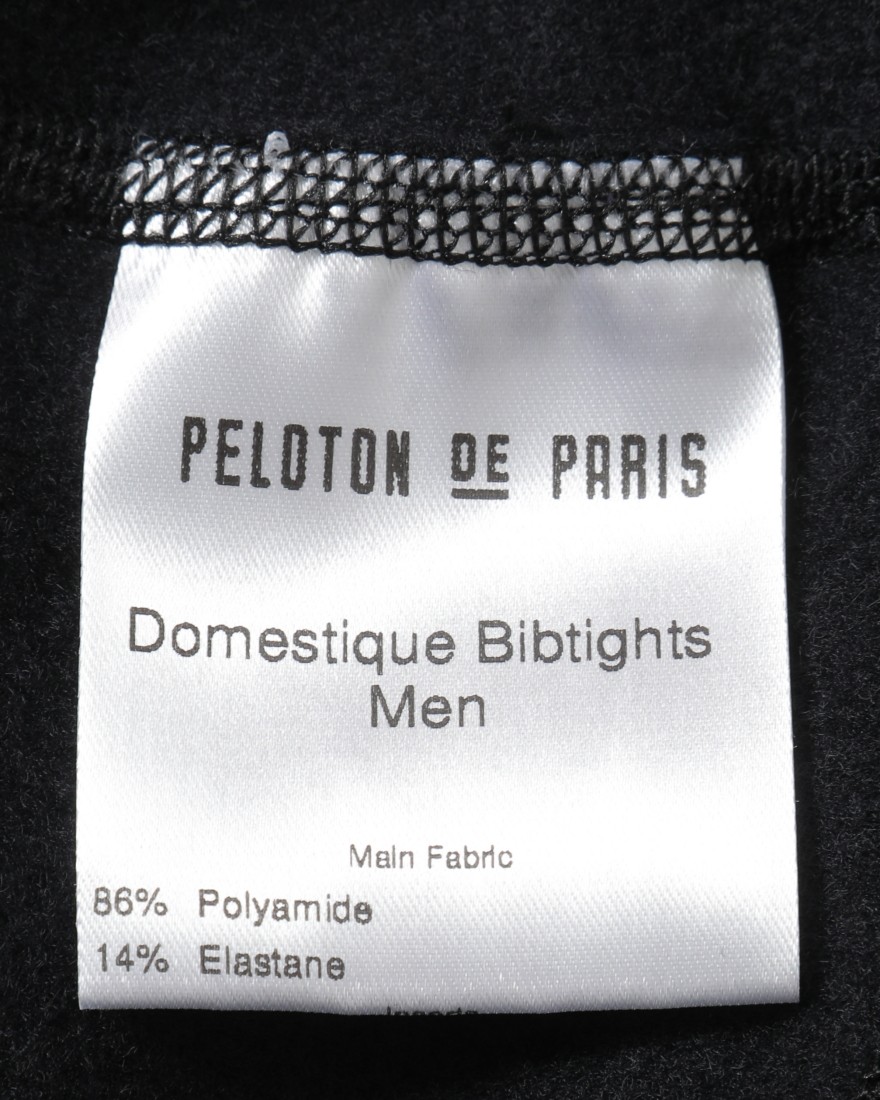 Peloton de Parisパッド無しビブタイツ【Domestique Hiver Bib Tights non Chaimos】19l