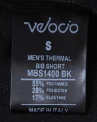 Velocioサーマルビブショーツ【Thermal Bib Short】mb_20l