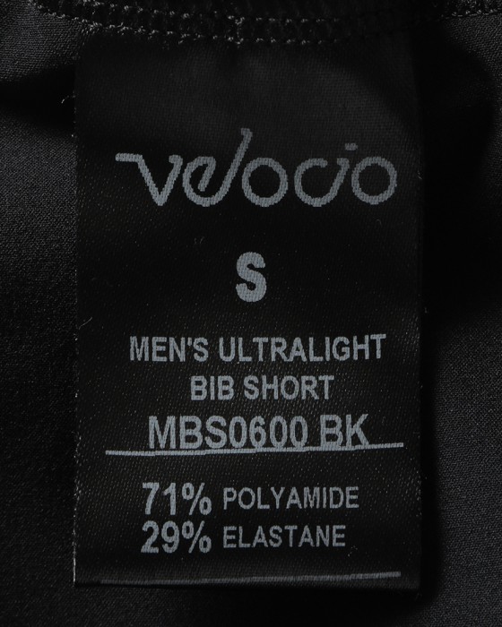 Velocioビブショーツ【MEN'S ULTRALIGHT BIB SHORT】20l