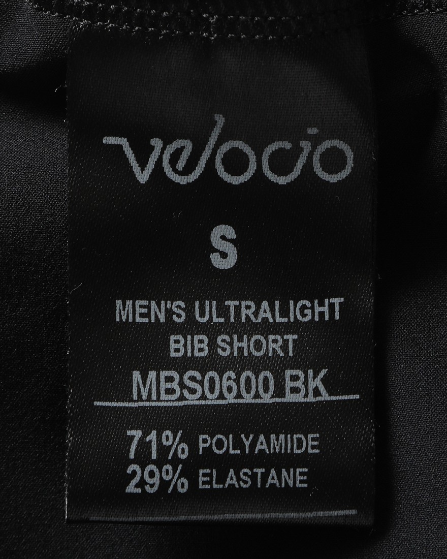 Velocioビブショーツ【MEN'S ULTRALIGHT BIB SHORT】20l