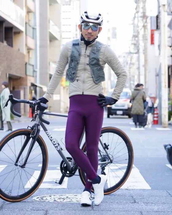 Cafe du Cyclisteウィンタービブタイツ【MARIE】ma
