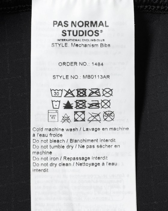 PAS NORMAL STUDIOSビブショーツ【Mechanism Bibs】26l
