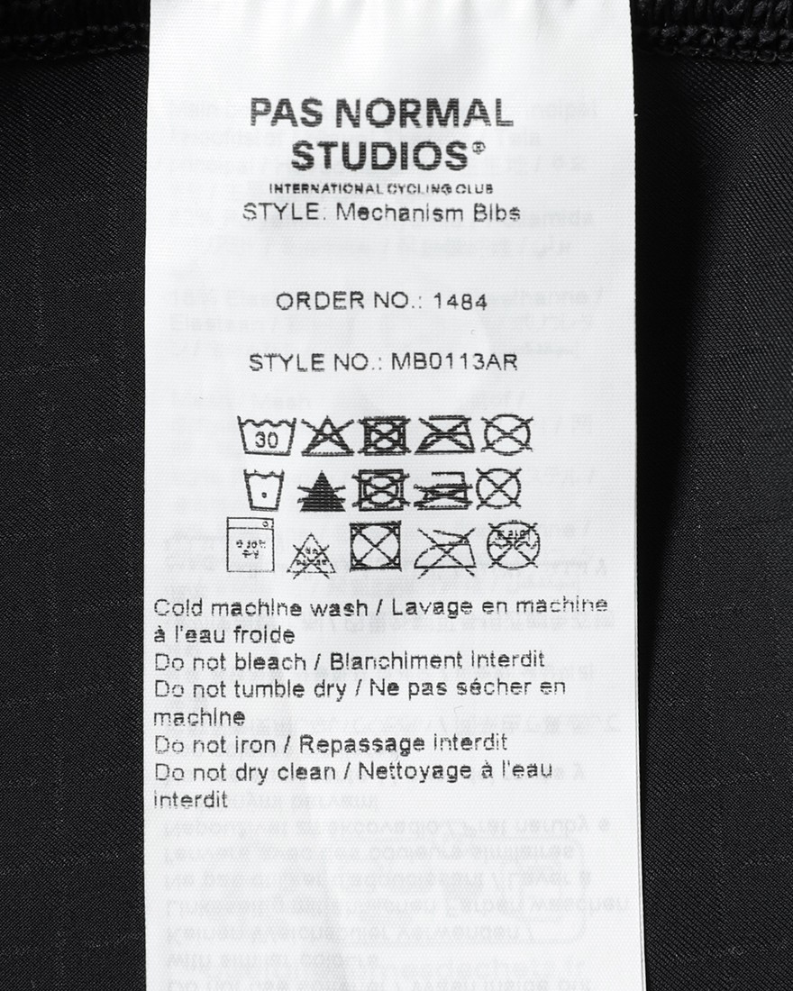 PAS NORMAL STUDIOSビブショーツ【Mechanism Bibs】26l