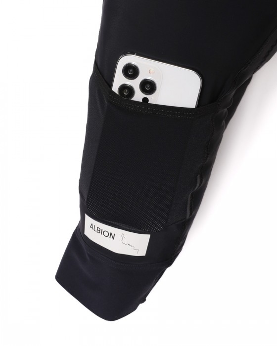 ALBIONビブショーツ【MENS ABR1 POCKET BIB SHORTS】15l