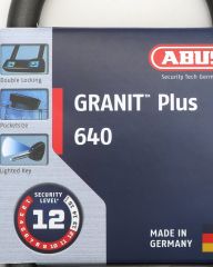 ネット買い ABUS Granit Plus 640 ブラック GRANITPLUS640BLACK 特殊錠