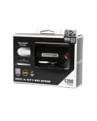 LEZYNEStVZO規格対応 フロントライト【DECA StVZO 1200 FRONT BLACK】mb_14l