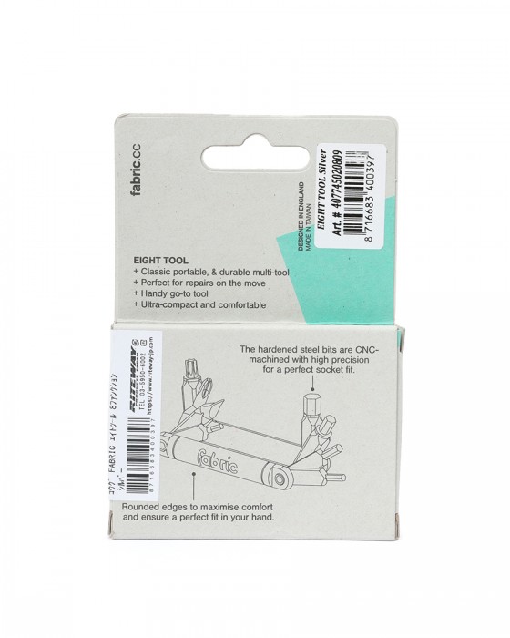fabricマルチツール【エイトツール 8ファンクション/8 IN 1】01l