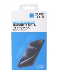 QUAD LOCKQUAD LOCK スクリーンプロテクター【iPhone 15 Plus/iPhone 15 Pro Max対応】mb_c0