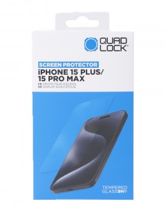 QUAD LOCK スクリーンプロテクター【iPhone 15 Plus/iPhone 15 Pro Max対応】