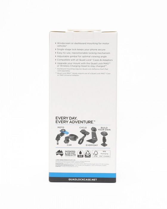 QUAD LOCKQUAD LOCK カーマウント【CAR MOUNT V6】01l