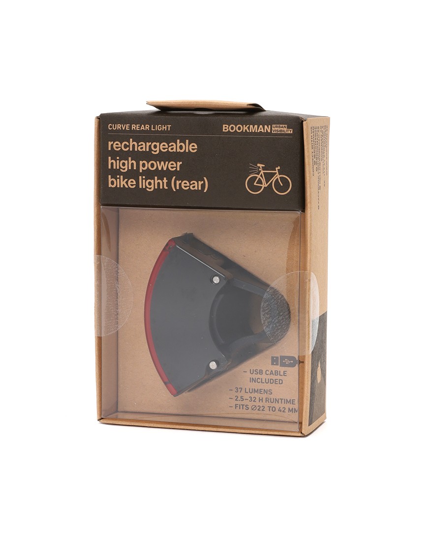 BOOKMANUSB充電式 リアライト【Curve Rear Light】c0