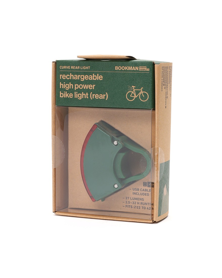 BOOKMANUSB充電式 リアライト【Curve Rear Light】c3