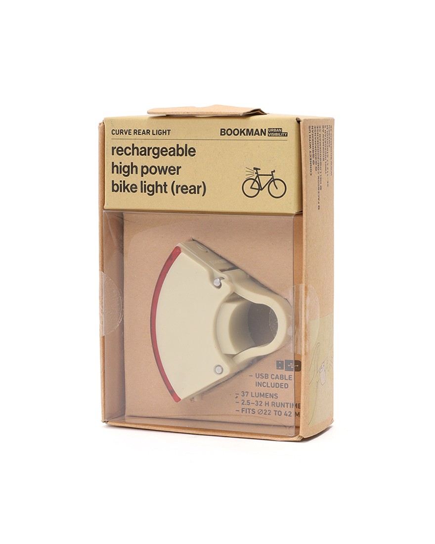 BOOKMANUSB充電式 リアライト【Curve Rear Light】ma