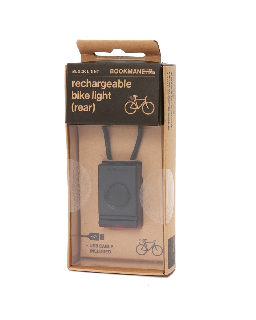 BOOKMANUSB充電式 コンパクトリアライト【Block Light Rear】c0