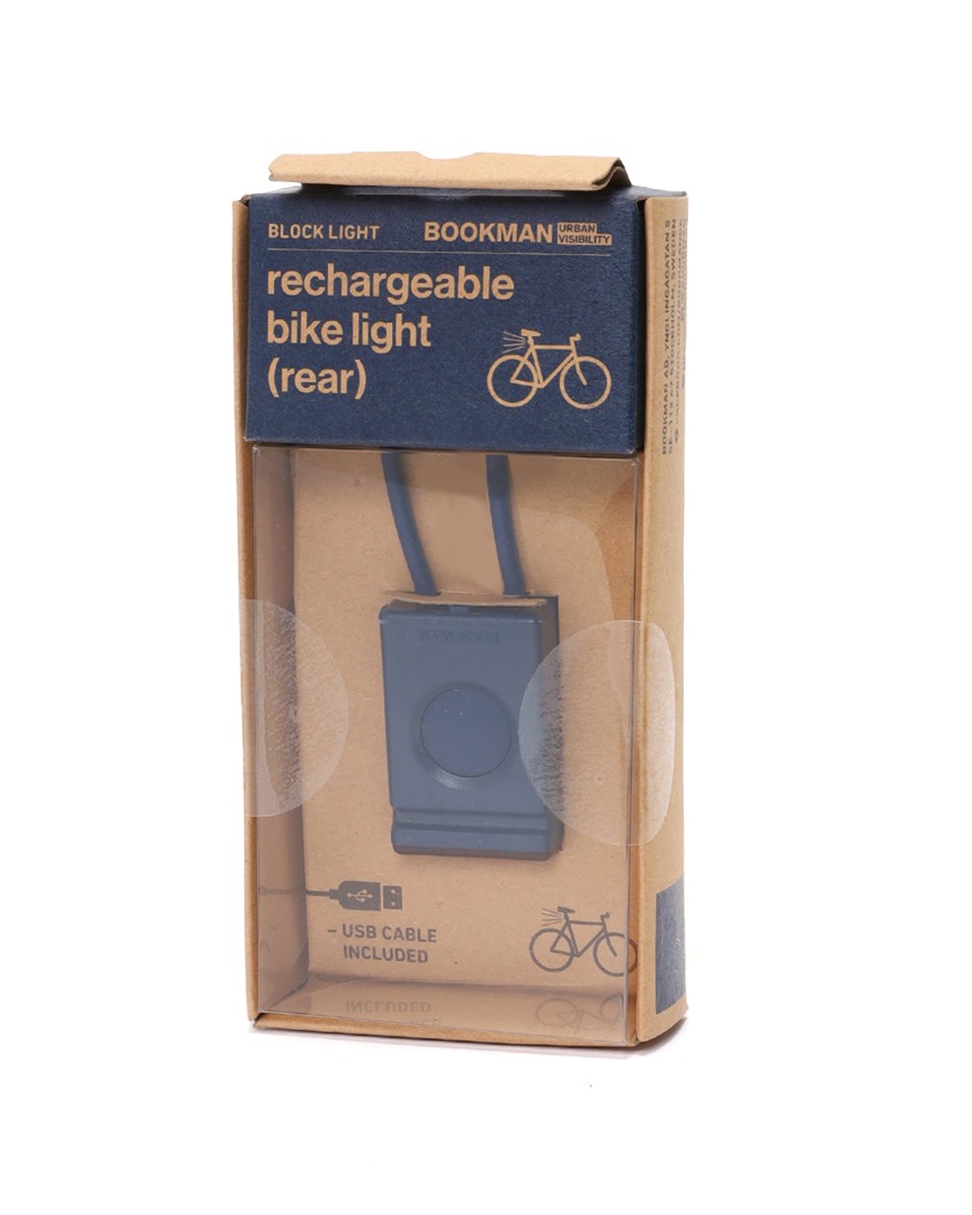BOOKMANUSB充電式 コンパクトリアライト【Block Light Rear】c2