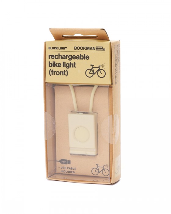 BOOKMANUSB充電式 コンパクトフロントライト【Block Light Front】c4