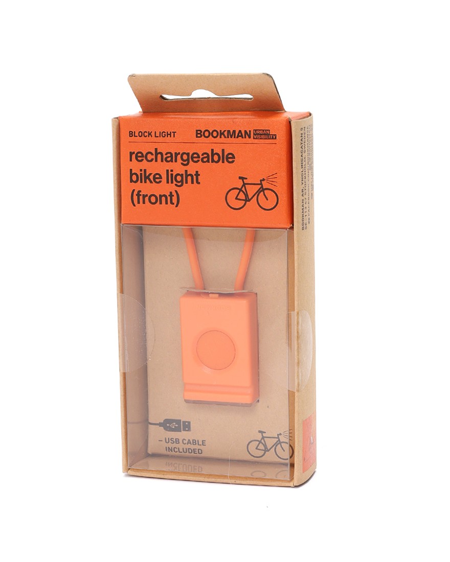 BOOKMANUSB充電式 コンパクトフロントライト【Block Light Front】c5