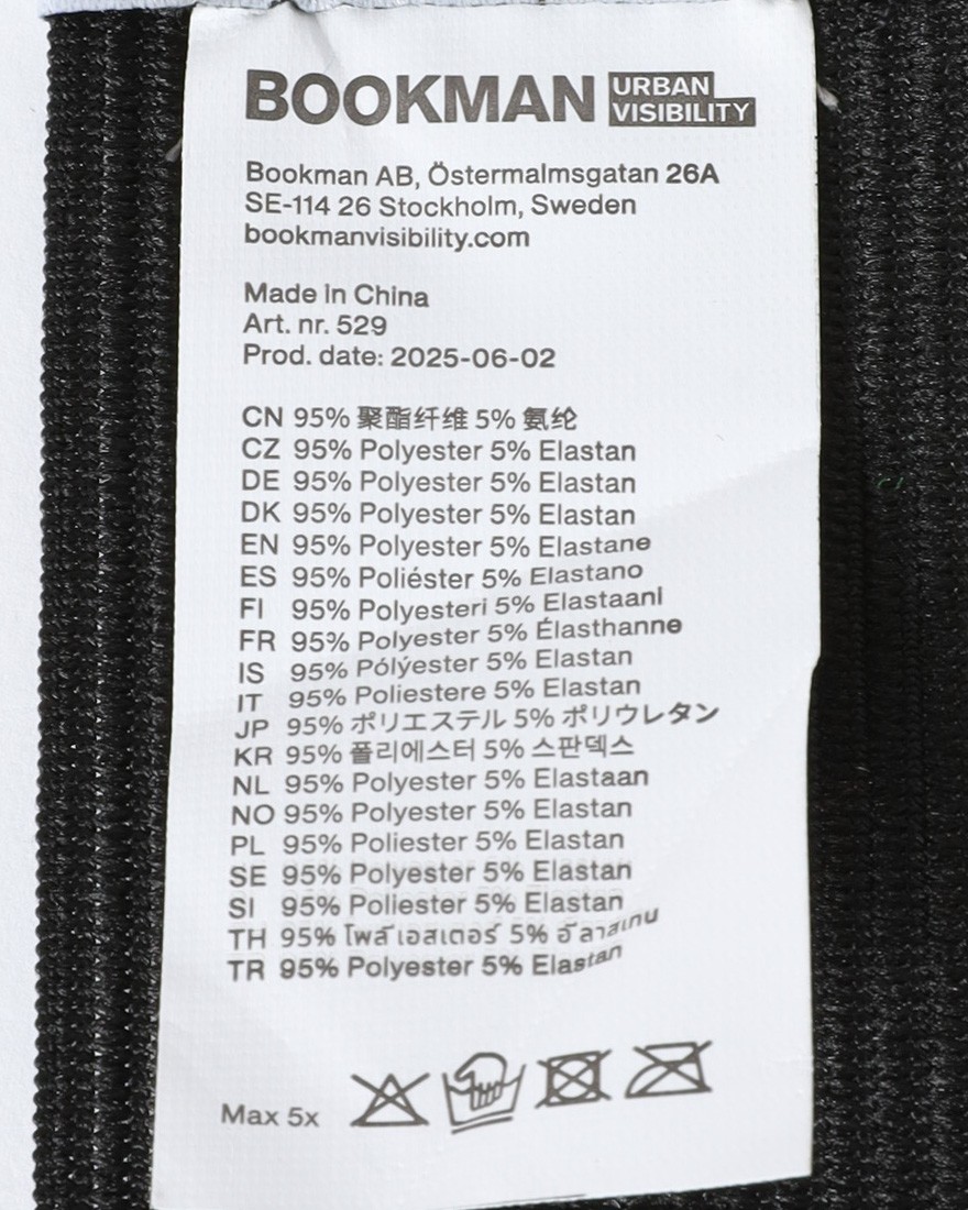 BOOKMANリフレクティブ アンクルバンド【Reflective-band】14l