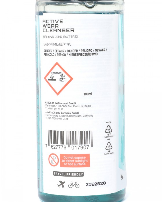 ASSOSサイクルウェア専用 洗剤【Active Wear Cleanser 100ml】04l