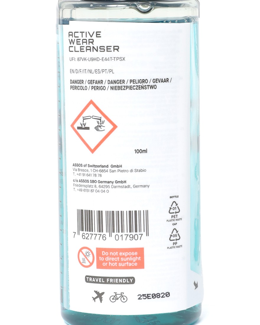 ASSOSサイクルウェア専用 洗剤【Active Wear Cleanser 100ml】04l