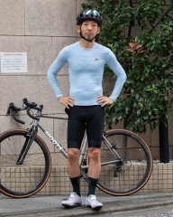 Cafe du Cyclisteロングスリーブベースレイヤー【COLINE】mb_ma