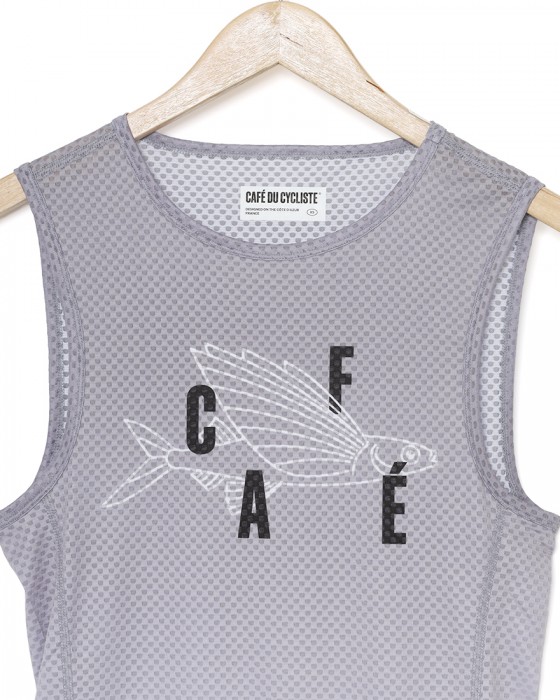 Cafe du Cyclisteノースリーブ ベースレイヤー【LILIANE/リリアン】14l