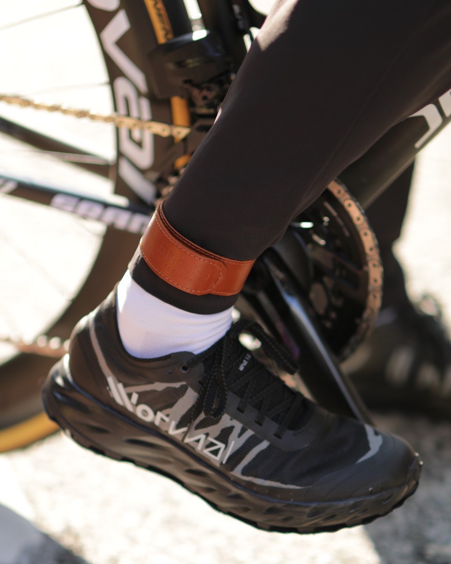 BROOKSレザーアンクルバンド【TROUSER STRAP】10l