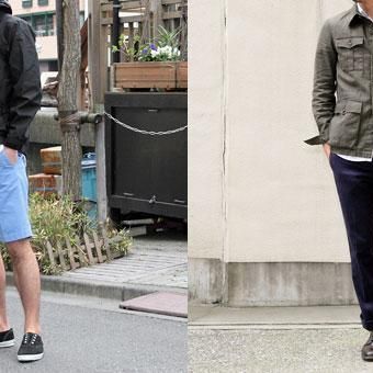 ドレスパンツはシルエット重視で。