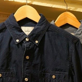 できるデニムシャツ。