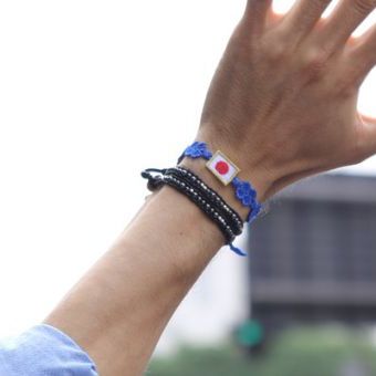 絶対に負けられない戦いがそこにはある！サムライブルーを身につける。