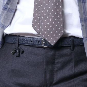 主役級のベルトを提案するTIBERIO FERRETTIに、脇役にもなれるベルトを作ってもらったら。