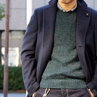 ラルディーニが手がけると、チェスターコートはここまで美しくなる。