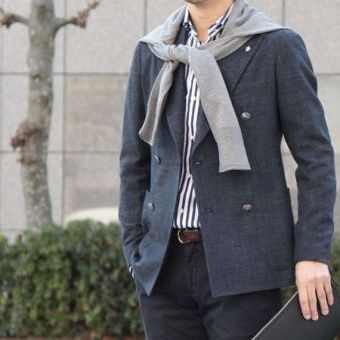 これだけ着こなし易いダブルブレストは、初めてだ。