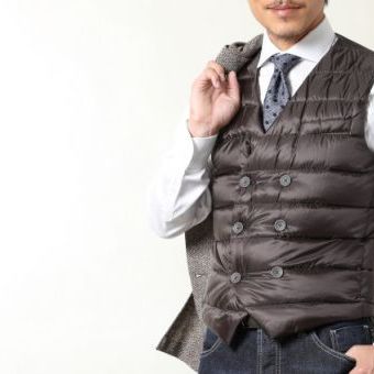 一つの買い足しだけで冬を越せてしまう最強のHERNO流ジレ