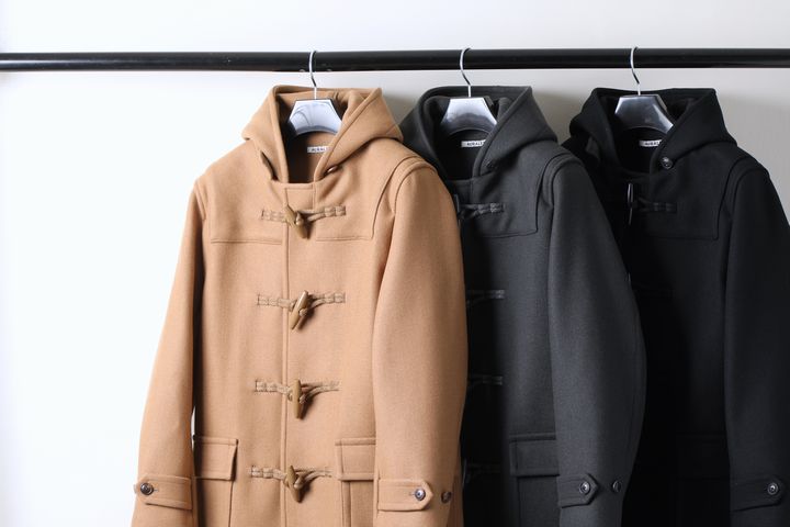 AURALEE HEAVY MELTON DUFFLE COAT